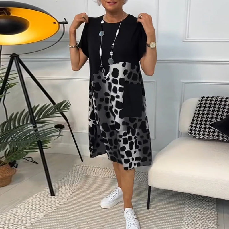 Lina | Luftiges Sommerkleid mit Rundhalsausschnitt