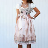 Libby - Stilvolles Dirndl mit kurzen Ärmeln für Damen in Rosa