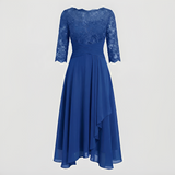 Anitta - Elegantes, bequemes und lockeres Damenkleid in Blau