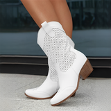 Niña - Schicke und luftige Damenstiefel in Weiß