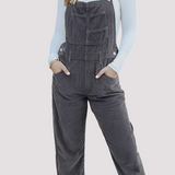 Sophie - Lässiger, locker sitzender Jeans-Jumpsuit für Damen in Grau