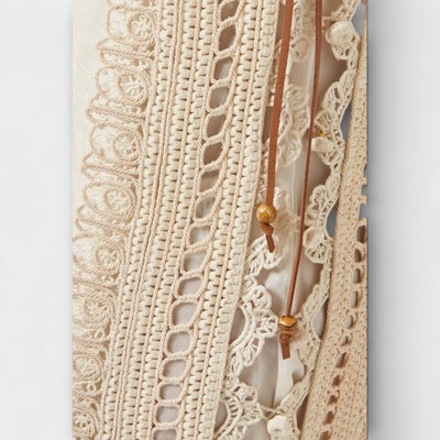 Mira - Gewebtes Hohles Organza Maxikleid