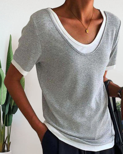 Heidi-Mode | Lässige Einfarbige T-Shirts