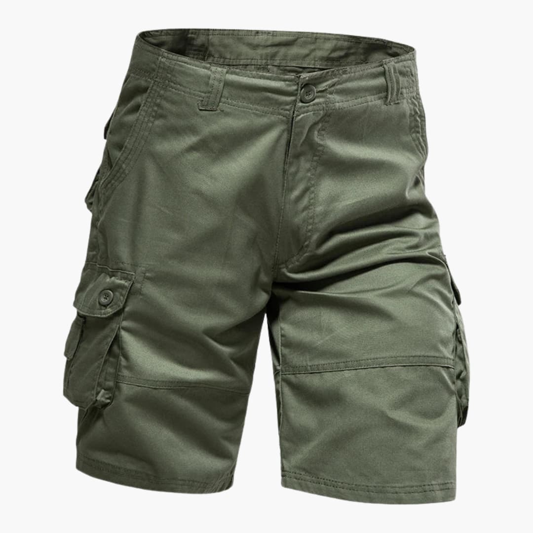 Herren Sommer Cargo Shorts mit Taschen und knielangem Schnitt