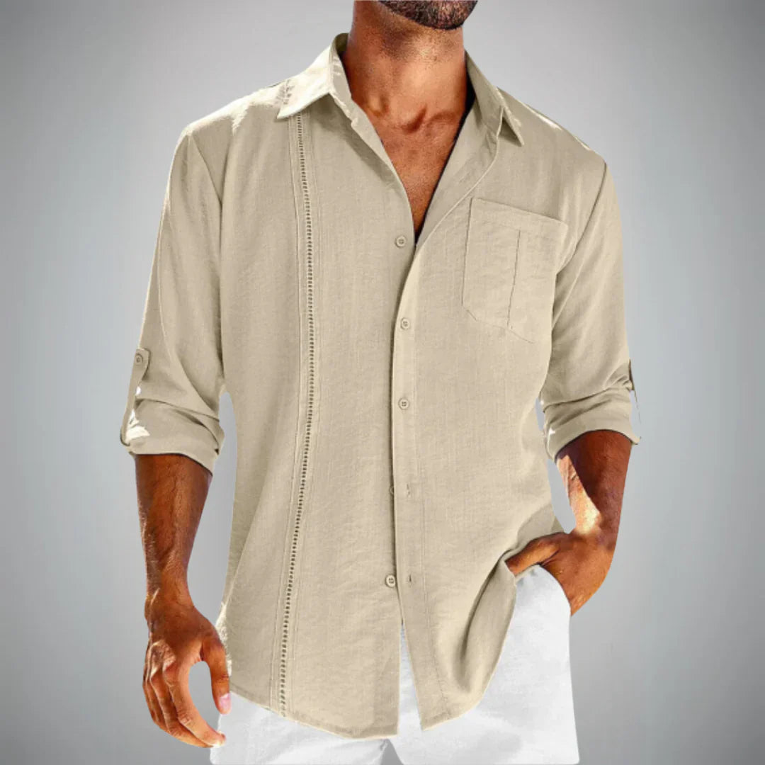 Thomas - Langarmhemd für Herren