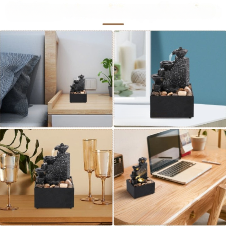 ZenRipple – Anspruchsvoller Tischbrunnen zur Beruhigung und Zentrierung Ihres Geistes