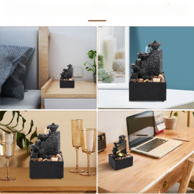 ZenRipple – Anspruchsvoller Tischbrunnen zur Beruhigung und Zentrierung Ihres Geistes