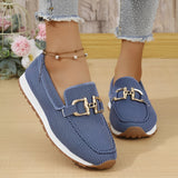 Monica – Loafer für Damen – Lässig und schlicht in Blau