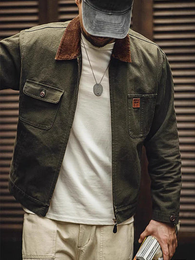 Julian - Maden – Retro-Jacke mit Cordkragen