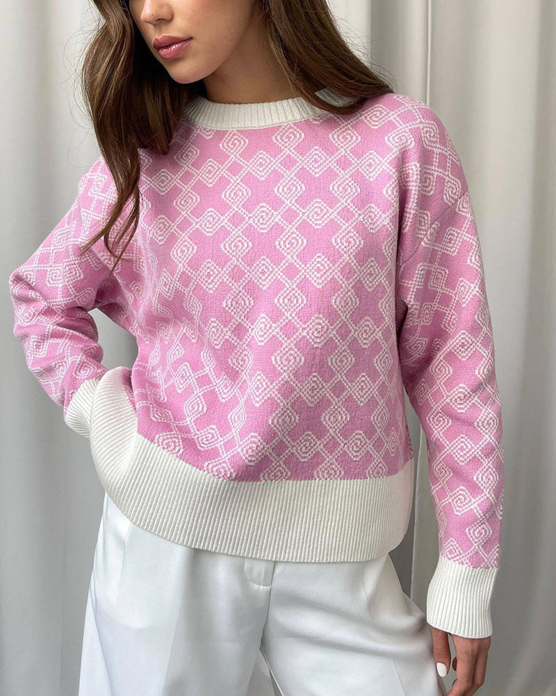 Geometrisches Muster für modernen Stil | Zeitlose Silhouette | Bequemer Tragekomfort