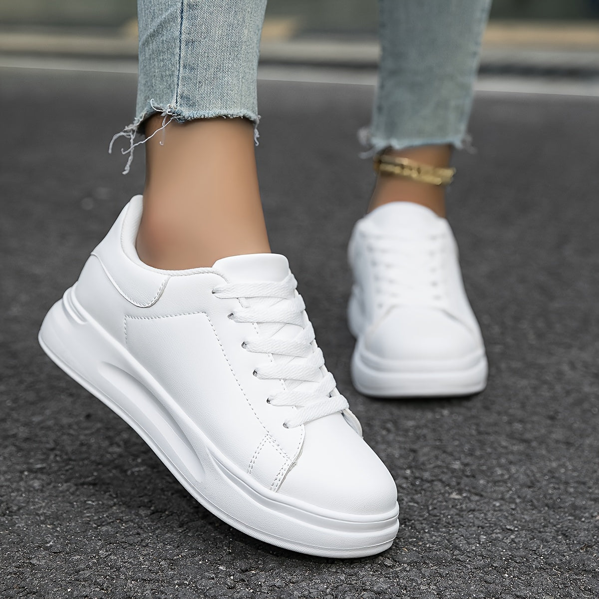 Ethel - Saubere weiße Sneaker für Damen, weiß