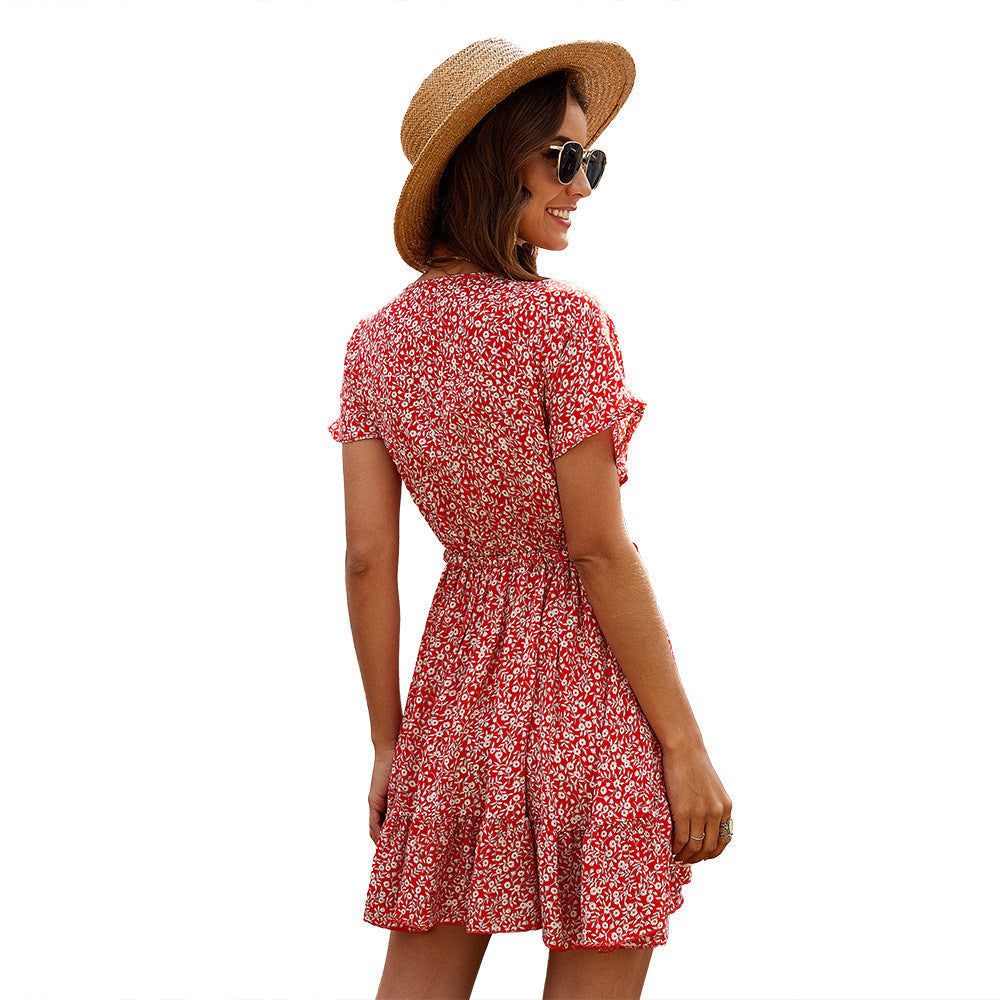 Avelena | Rüschenschöner Frühlingskleid