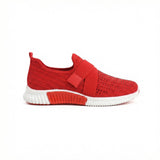 Amelia | Orthopädische Slip-On Sneaker Für Damen Mit Komfortabler Passform in Rot