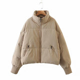 Leichte Damen Pufferjacke - Sofia in Khaki