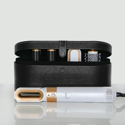 5-in-1-Stylingbürste für alle Haartypen – Trocknen, Glätten, Locken und Volumengeben mit anspruchsvollem Design und 5 austauschbaren Spitzen