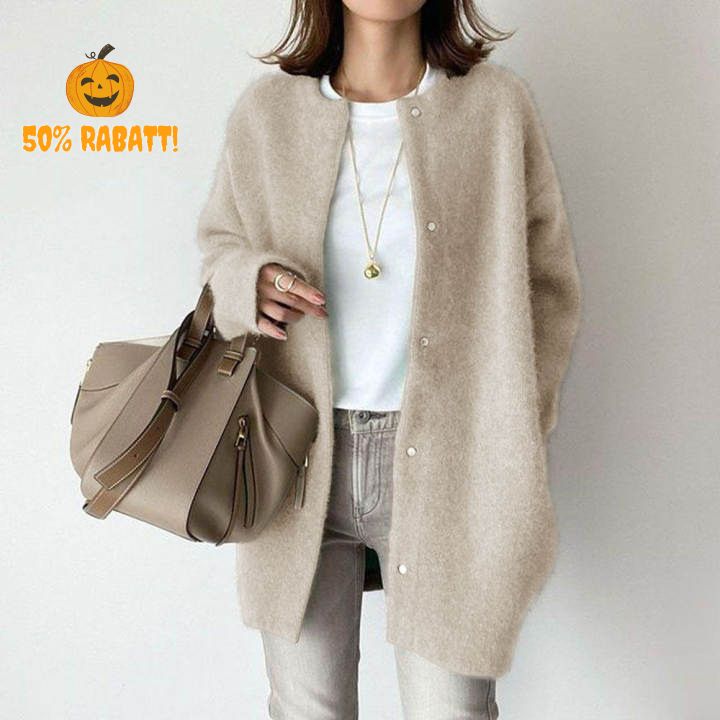 Ellen | Minimalistische Strickjacke mit luxuriösem Finish