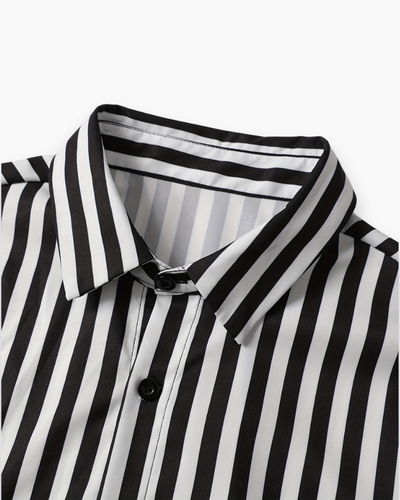 Herren Freizeit Set mit Streifen | Sommerlich & Bequem