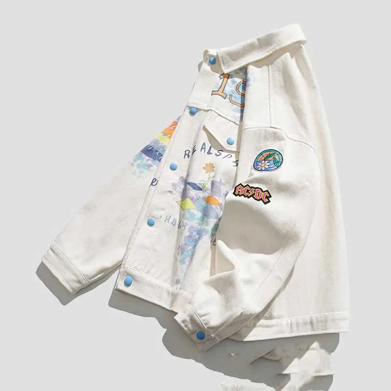 Oscar - Herrenjacke mit Graffiti-Buchstabendruck