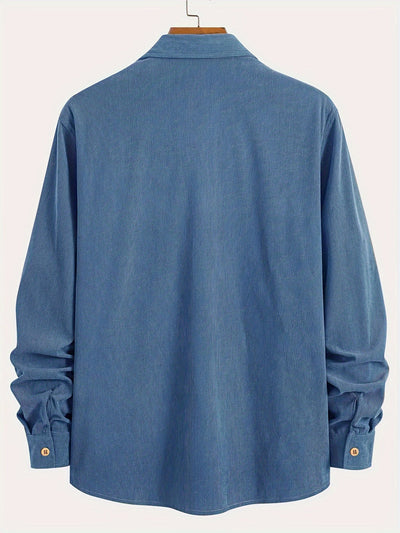 Felipe - Lässiges Hemd Aus Kord Mit Knöpfen