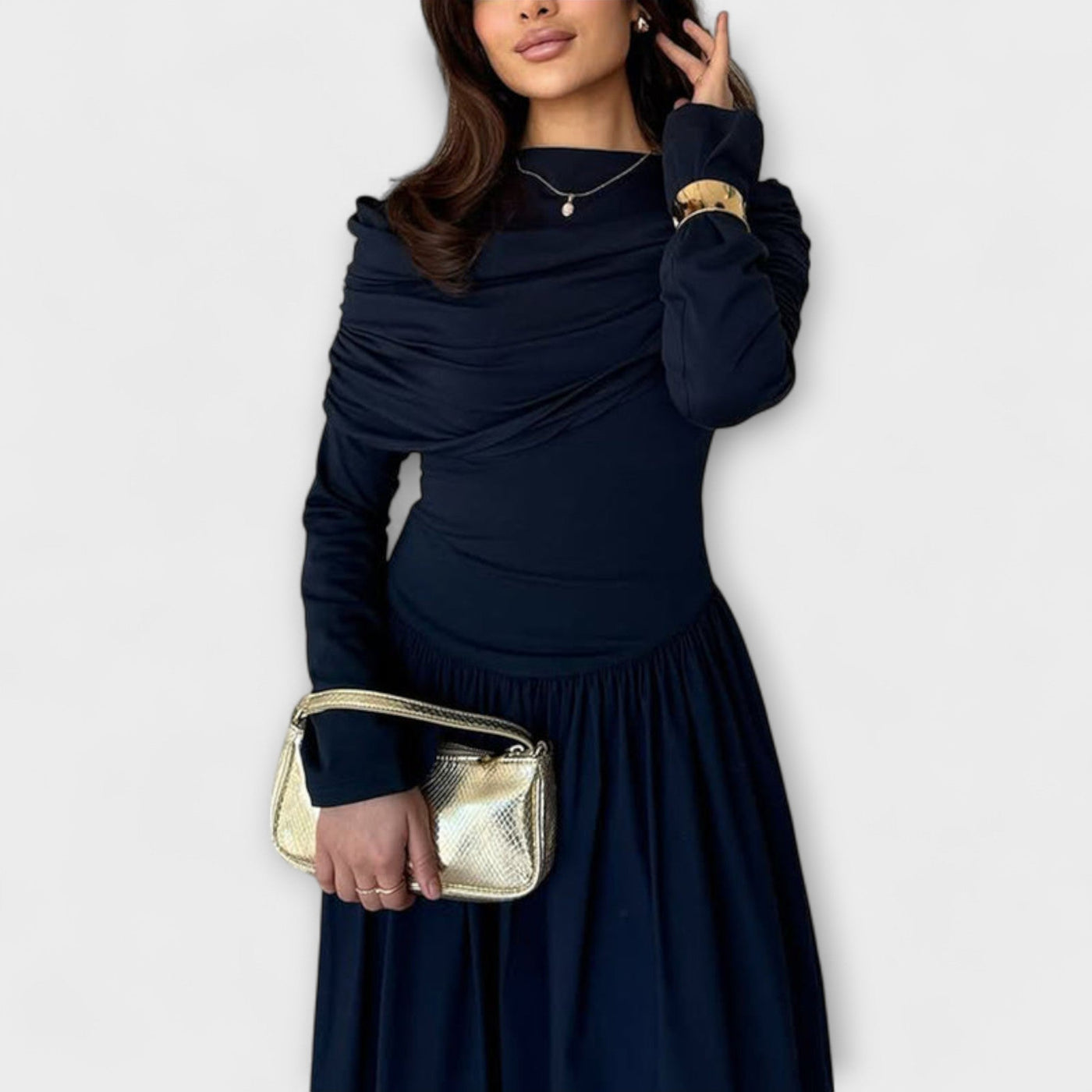 Jessica - Entspanntes Plisseekleid