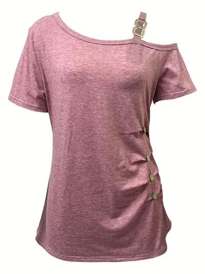 Ianthe - Stilvolles Kurzarm T Hemd