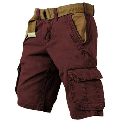 Roland | Herren Cargo Shorts aus Baumwolle mit Praktischen Cargotaschen