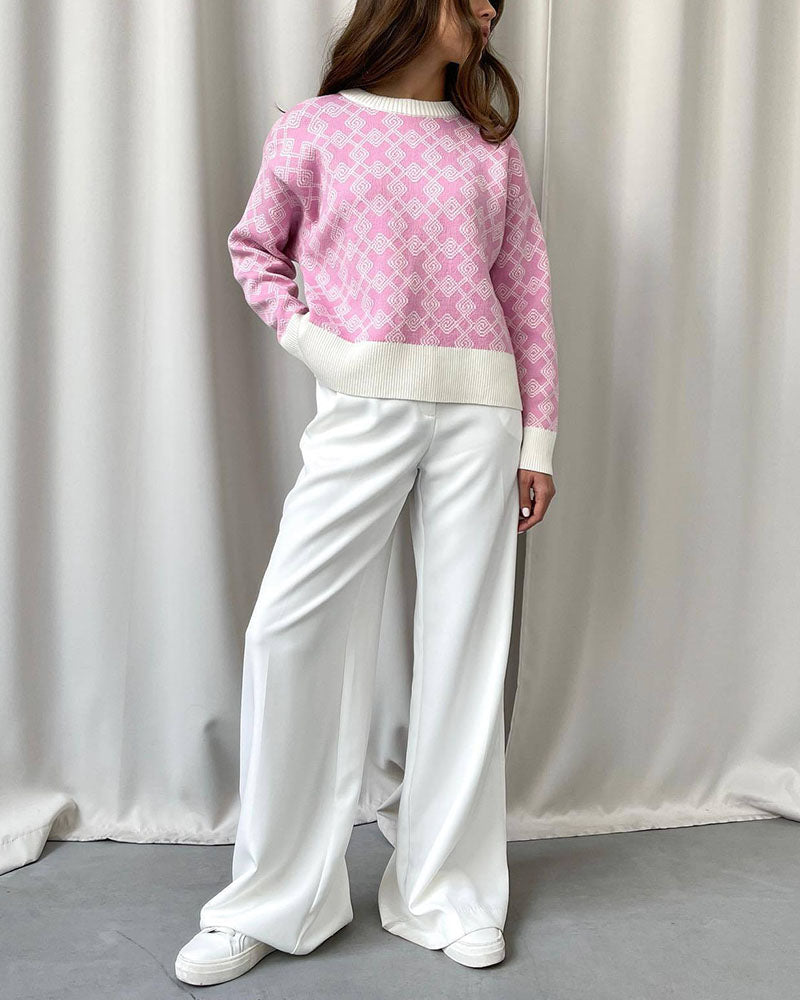 Geometrisches Muster für modernen Stil | Zeitlose Silhouette | Bequemer Tragekomfort