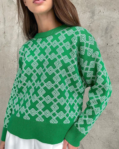 Geometrisches Muster für modernen Stil | Zeitlose Silhouette | Bequemer Tragekomfort