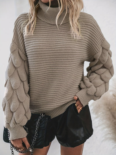 Strickpullover | Stilvolle Struktur | Besondere Ärmel