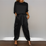 Zaida - Elegantes und durchdachtes Damen-Set in Schwarz