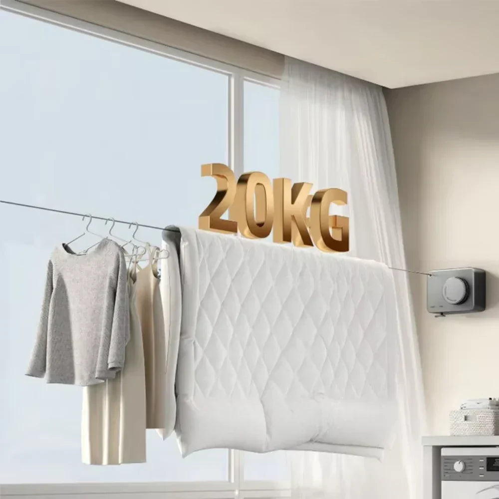 50% Rabatt | StoffLine™ - Unsichtbare ausziehbare Wäscheleine [Letzter Tag Rabatt]