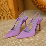 Jamie - Stilvolle Slingback-Sandalen für Damen in Lila