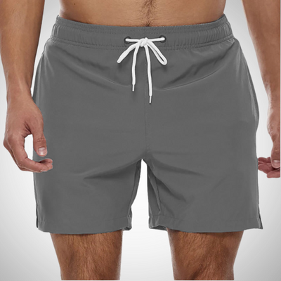 Komfortable Herren Badehose im einfarbigen Design