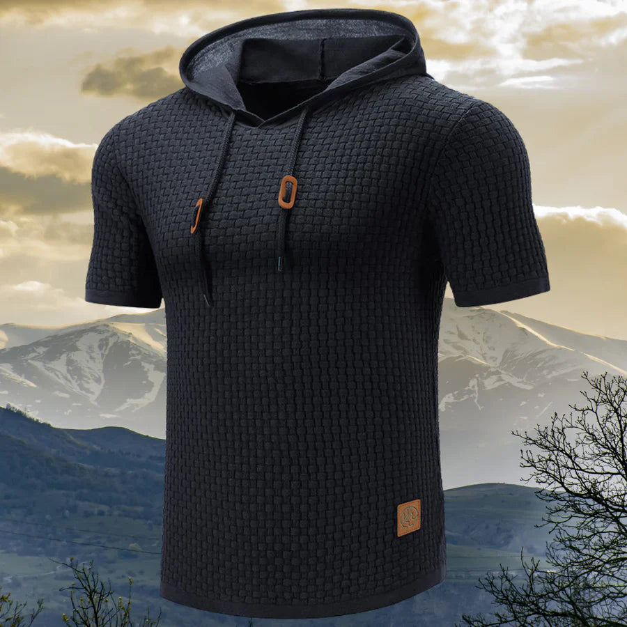 Marion - Kapuzenpulli mit kurzen Ärmeln