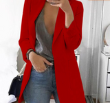 Trendy Damen Blazermantel - Elise in Rot