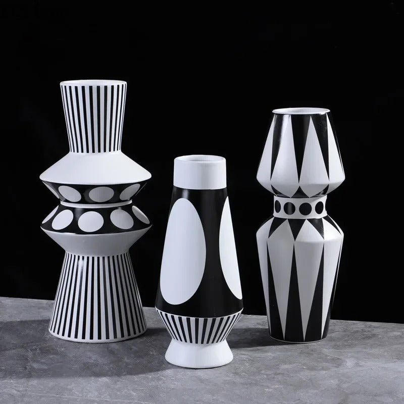 Moderne geometrische Vase