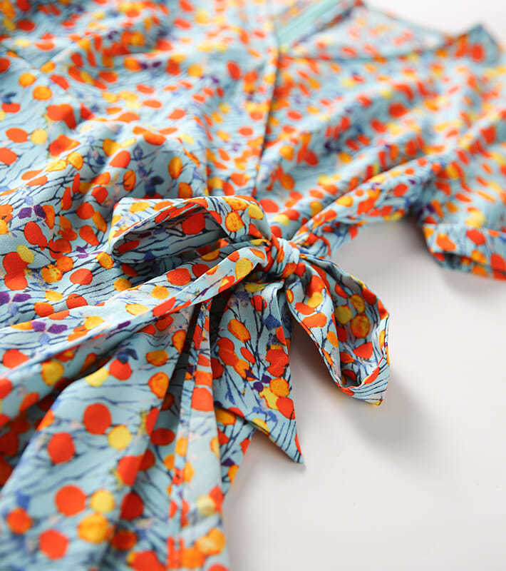 Avelena | Elegantes Damen Französisch Floral Kleid