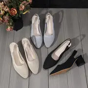 Sabrina -  Atmungsaktive hochhackige Pantoffeln Sandalen Frauenschuhe