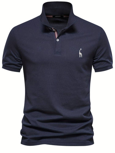 Noah | Slim Fit Klassisches Poloshirt mit sportlichem Kragen-Detail