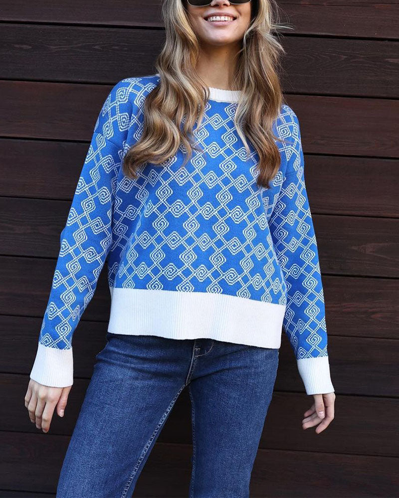 Geometrisches Muster für modernen Stil | Zeitlose Silhouette | Bequemer Tragekomfort