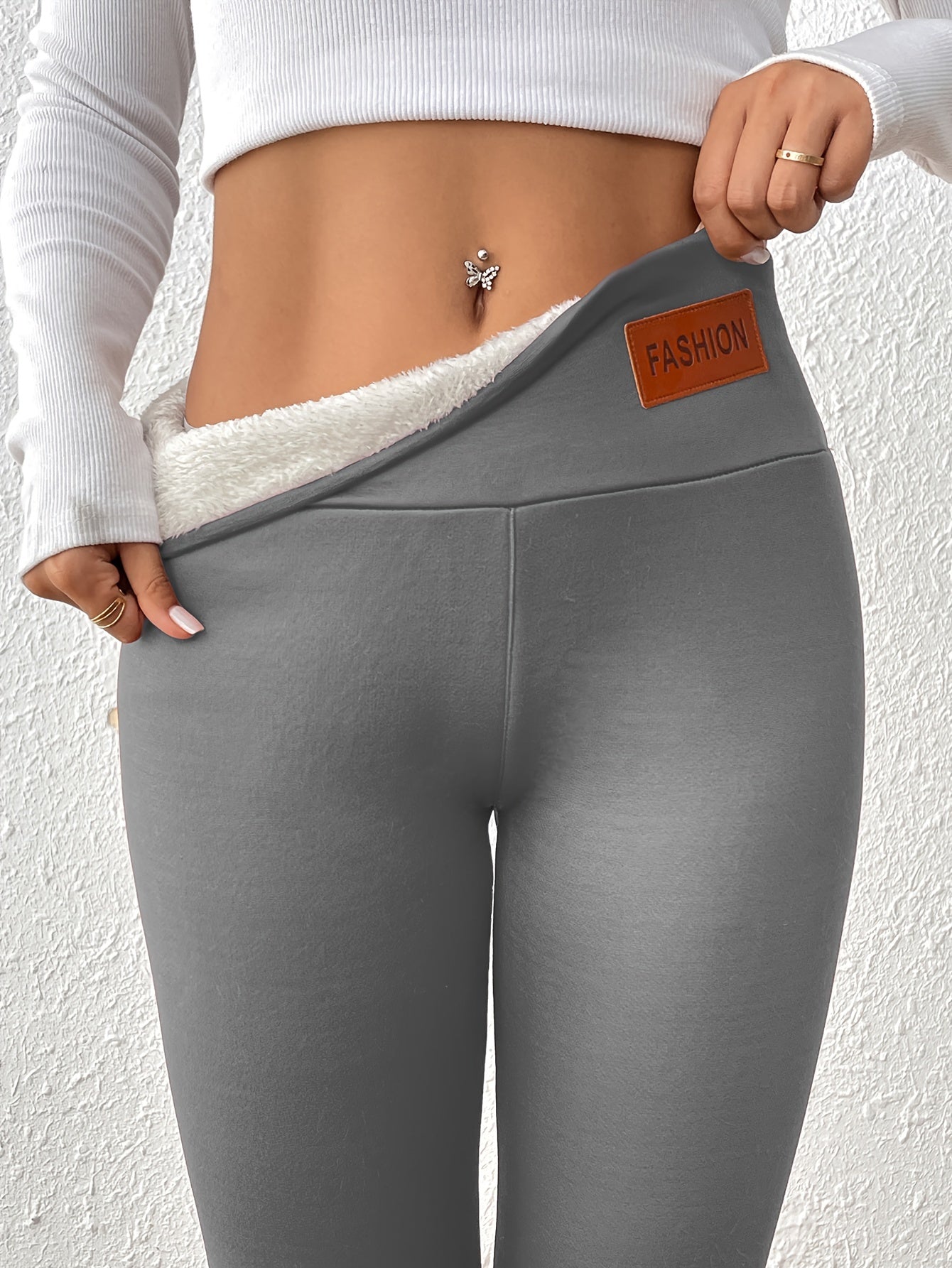 Thermo-Leggings | Weich gefüttert | Hoher Bund