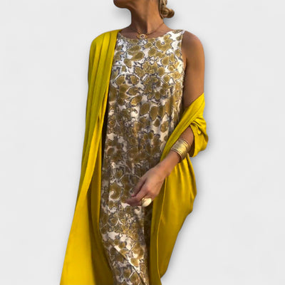 Charlotte - Schickes Kleid mit Passendem Cardigan