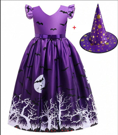 Avelena | Halloween Netz Prinzessinnenkleid