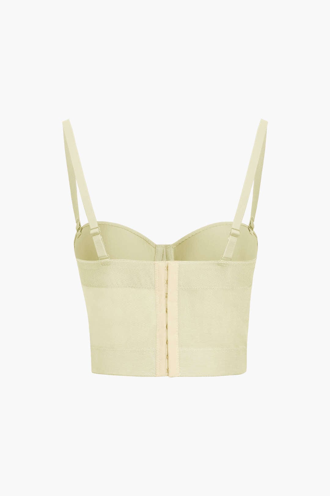 Ida | Figurbetontes Bustier-Top mit Bügel-Cups und transparenter Mesh-Struktur
