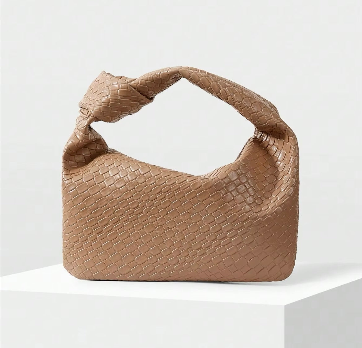 Heidi-Mode | Gewebte Hobo Tasche aus Leder