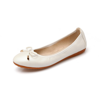 Calliope - Flache Damenschuhe mit Schleifenverzierung