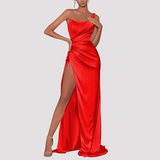 Eloise - Elegantes Maxikleid mit Tube-Top für Damen in Rot
