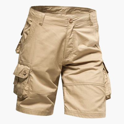 Herren Sommer Cargo Shorts mit Taschen und knielangem Schnitt