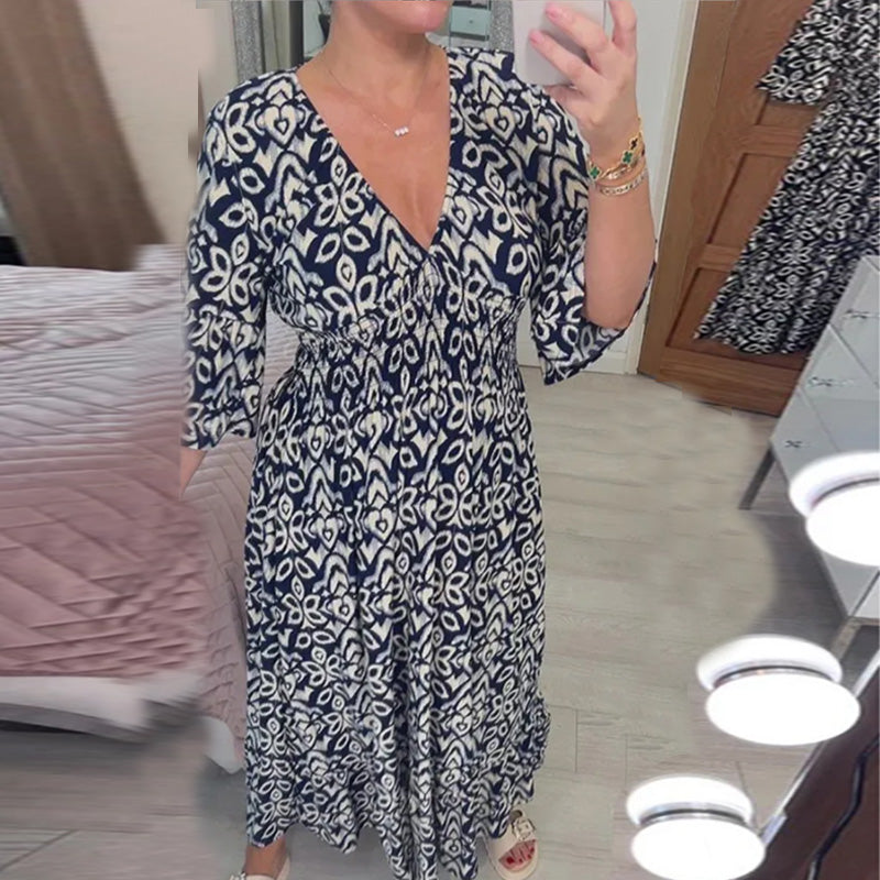 Enna - Schickes Kleid Mit Ausgestellten Ärmeln