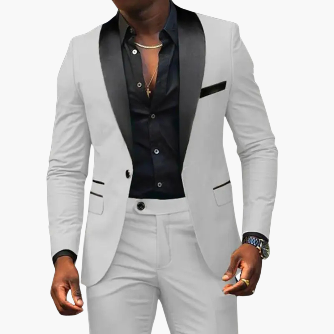 Eleganter Hochzeitsanzug - Herren Zweiteiler mit modernem Schnitt